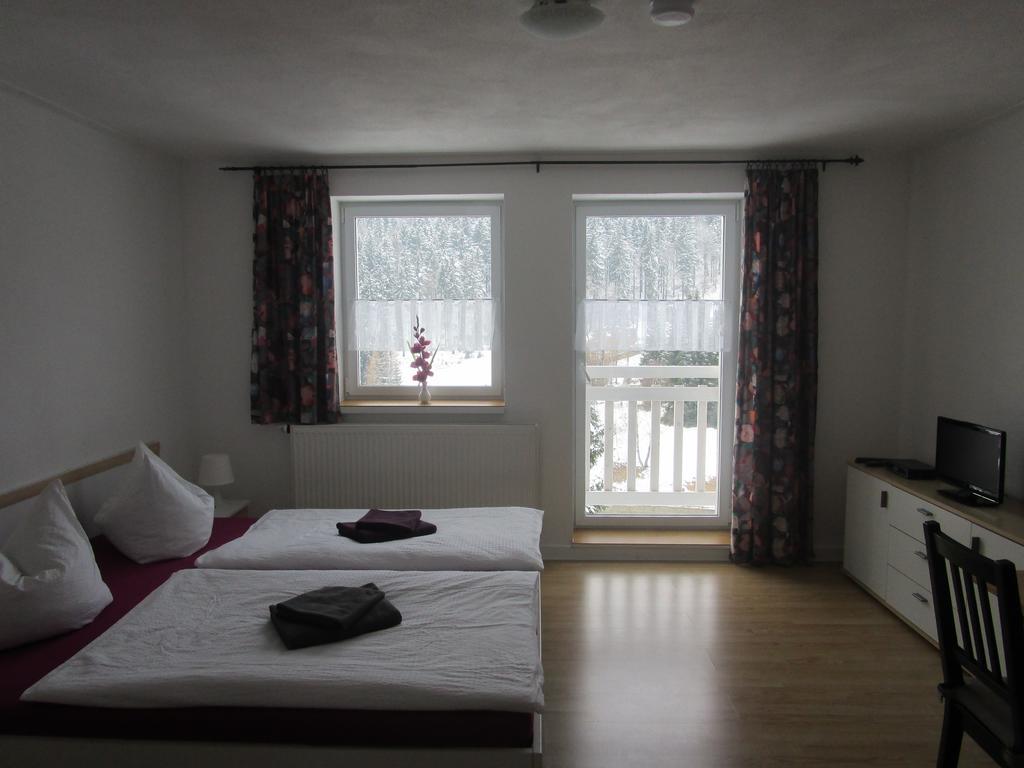 Greizer Kammhuette Gaststaette & Pension Klingenthal Eksteriør billede