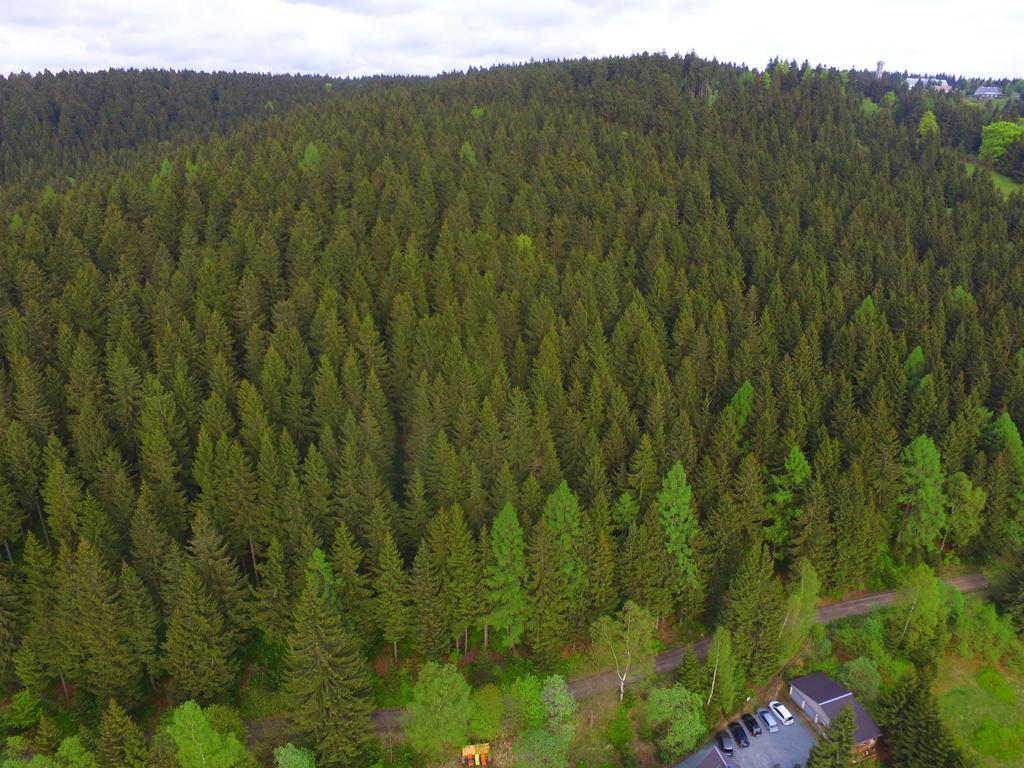 Greizer Kammhuette Gaststaette & Pension Klingenthal Eksteriør billede